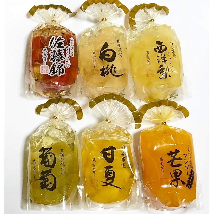 Amazon.co.jp: サンヨー堂 多彩な味わいの 三種果実ゼリー 350g×6個